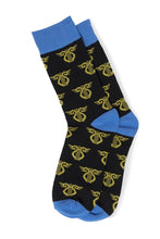 Chargez l'image dans la visionneuse de la galerie, RMC Socks RebelManclothing Noir et or 
